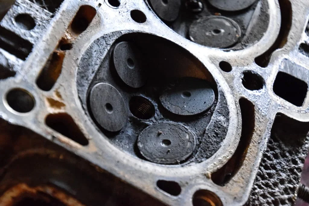 Burnt exhaust valves