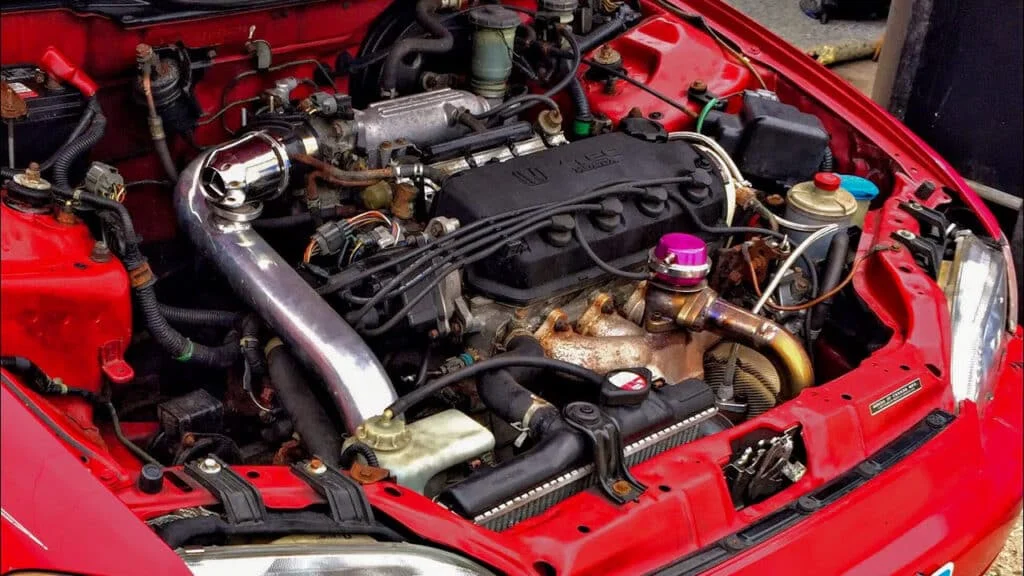 Honda D16Z6 turbo build