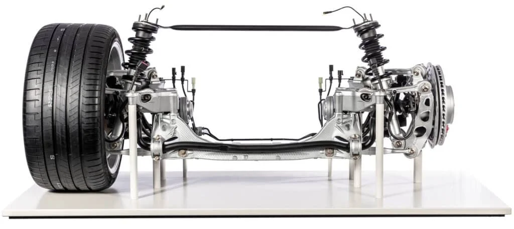 MacPherson strut suspension
