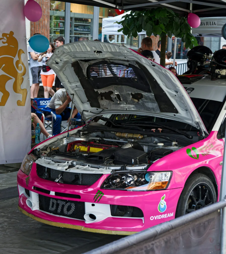 Tuned pink EVO X