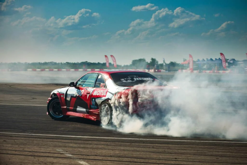 Drifting on a sunny day