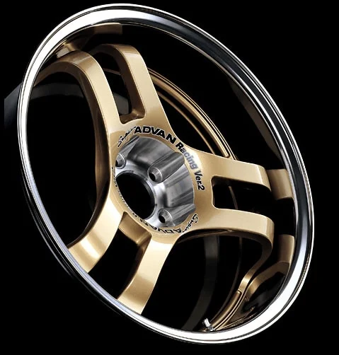 Advan Racing wheel bronze-silver