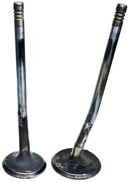 Bent valves