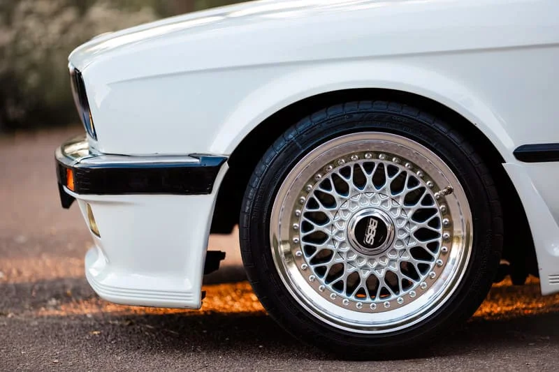 Classic BMW with BBS wheels