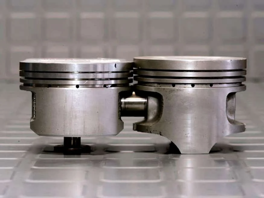 Honda engine piston upgrade