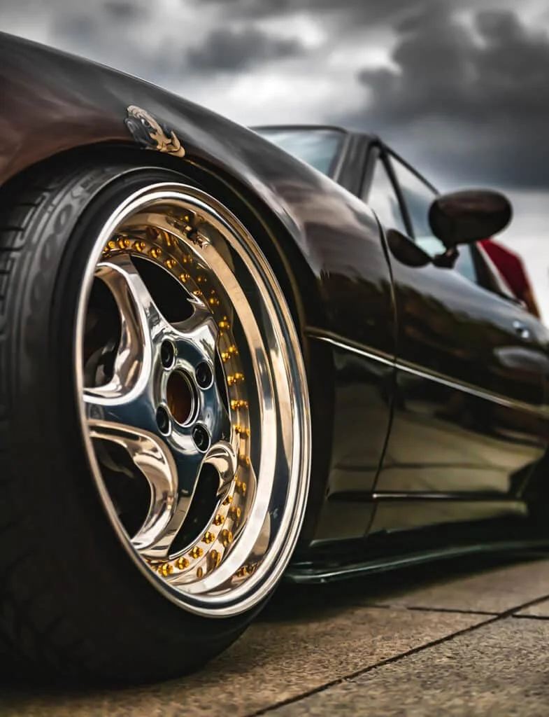 Work Meister S1 installed on a Honda S2000