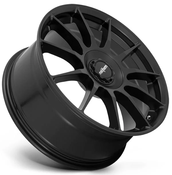 Black Rotiform cast monoblock wheel