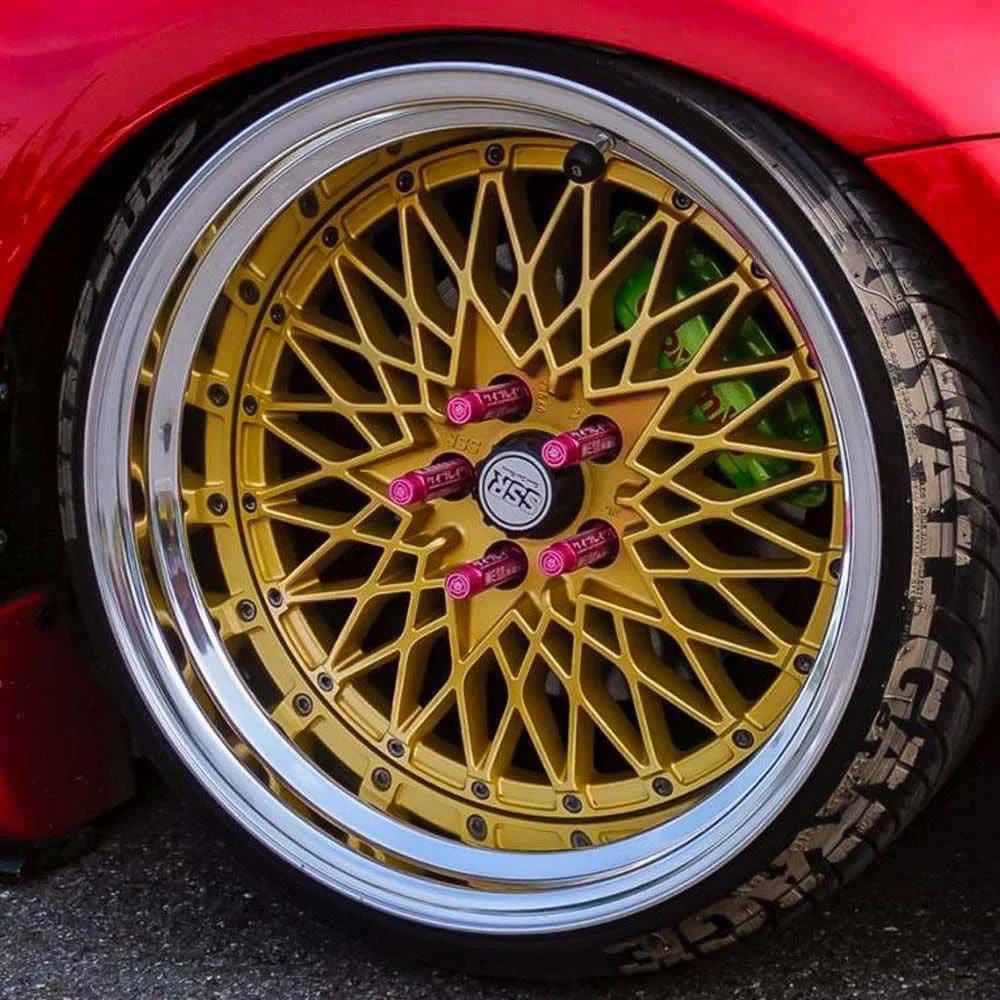 SSR Formula Mesh wheels pink-studs