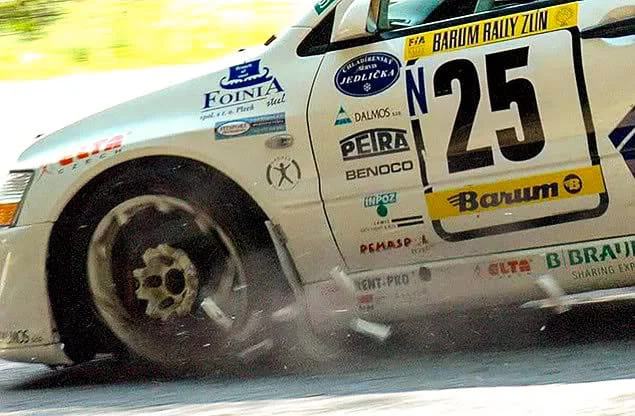 EVO rim blow-out mid-race