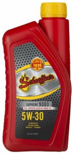 Schaeffers Supreme 9000 Full Synthetic Engine Oil in 5W-30