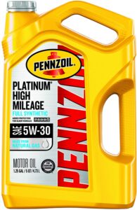 Pennzoil High Mileage Full Synthetic Motor Oil