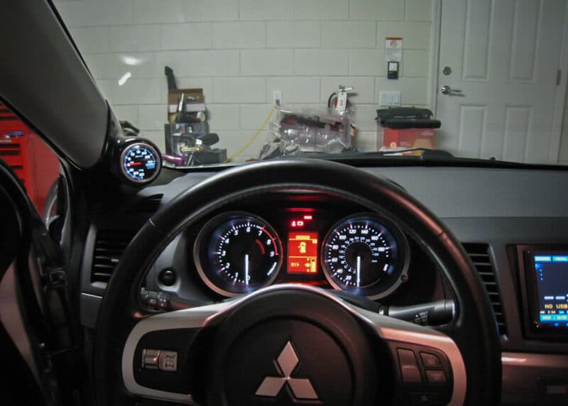 Mitsubishi Evo X Gauge Pod Options Low Offset