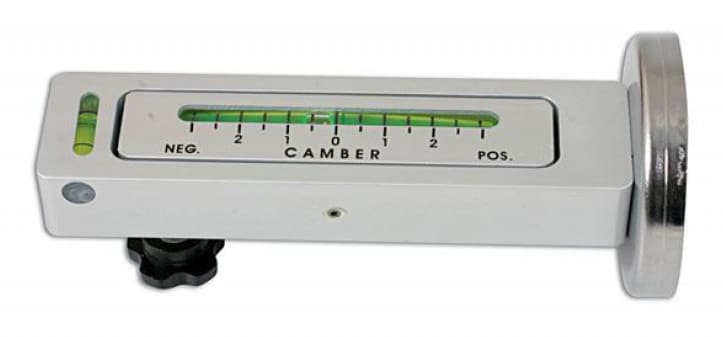 Spirit bubble camber gauge