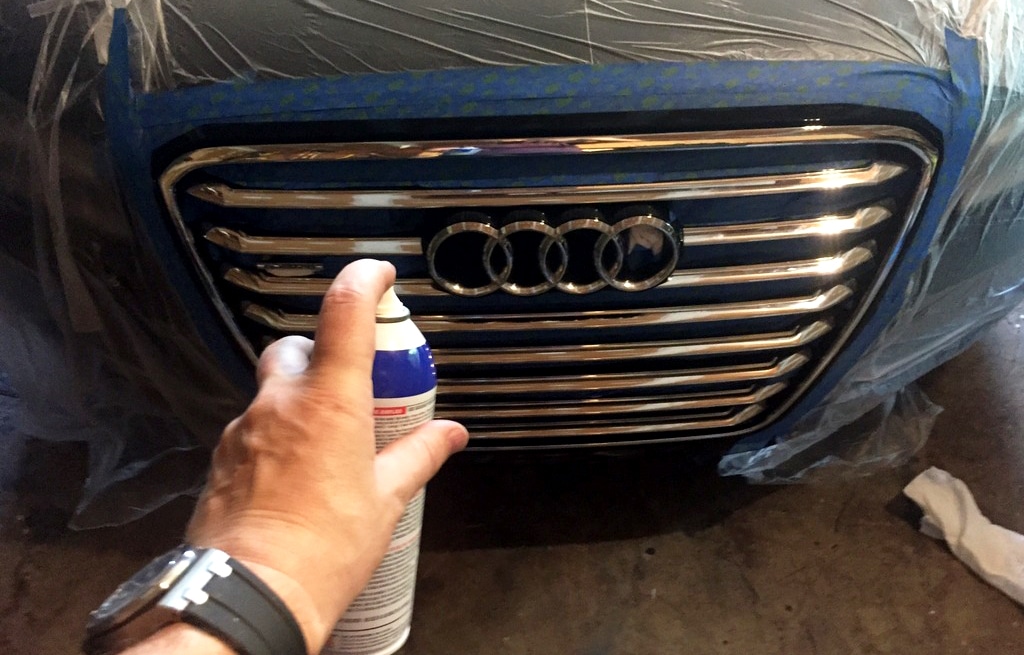 chrome delete spray paint