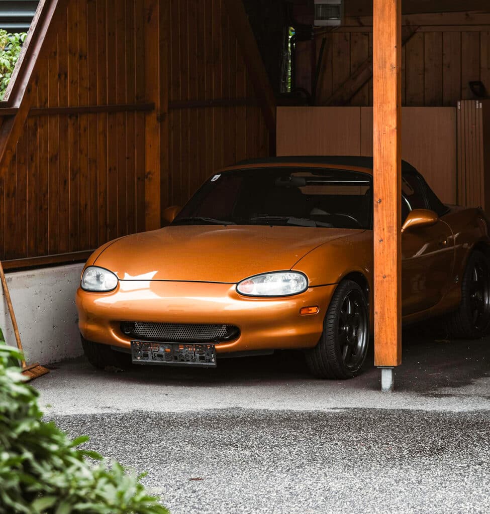 Orange NB Miata