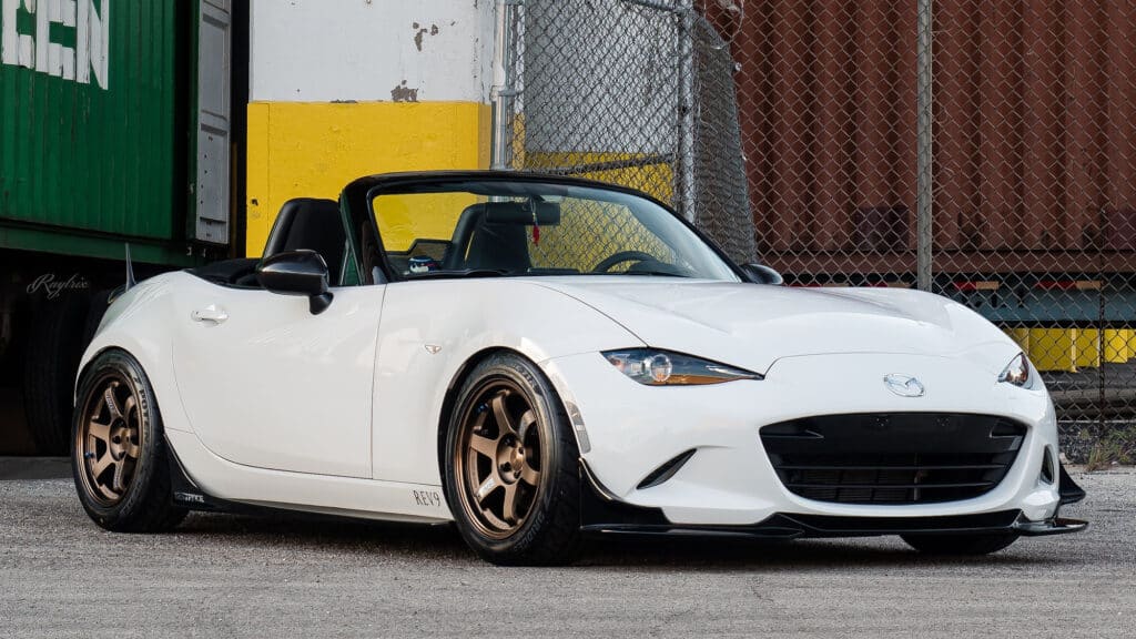 ND Miata on bronze Volk TE37