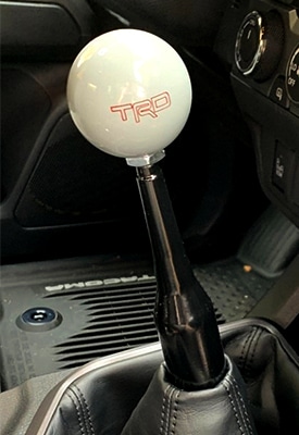 Spherical shift knob for manual Toyota Tacoma