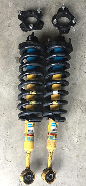 Leveling spacers and Toyota factory suspension