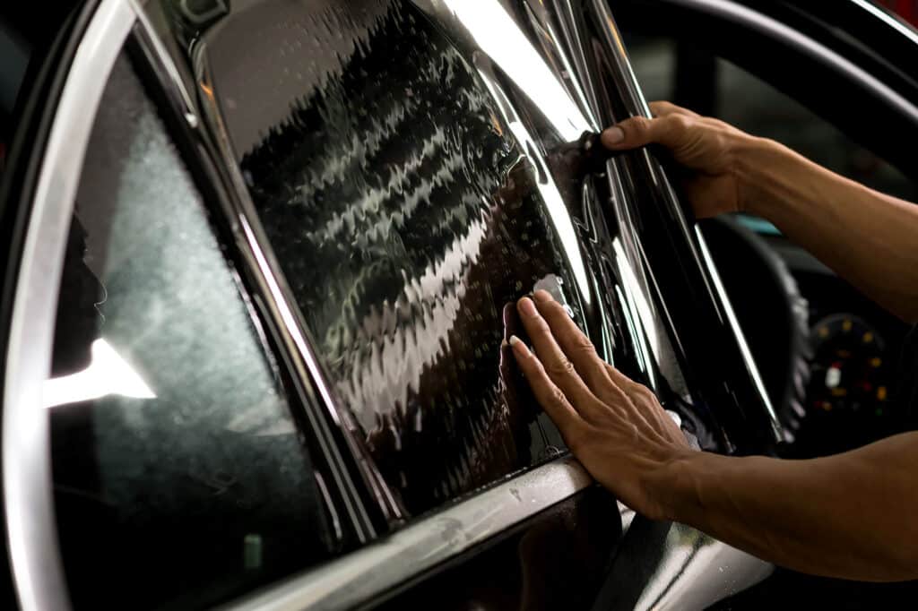 Window tint installation in California