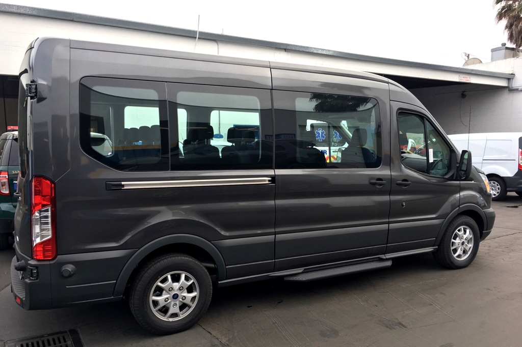 70% tinted windows on a dark grey van