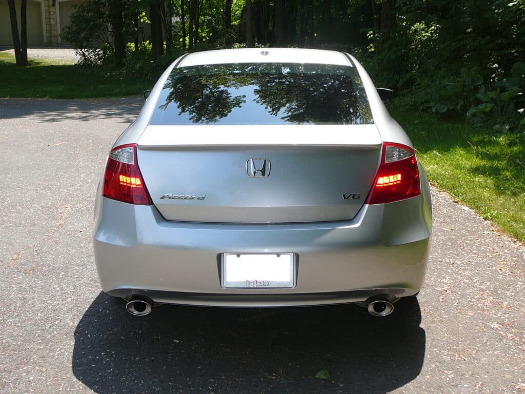 Honda Accord with tinted rear windshield