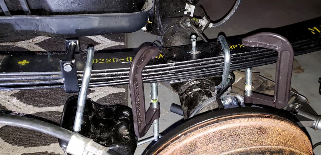 Add-a-leaf installed on a Tacoma