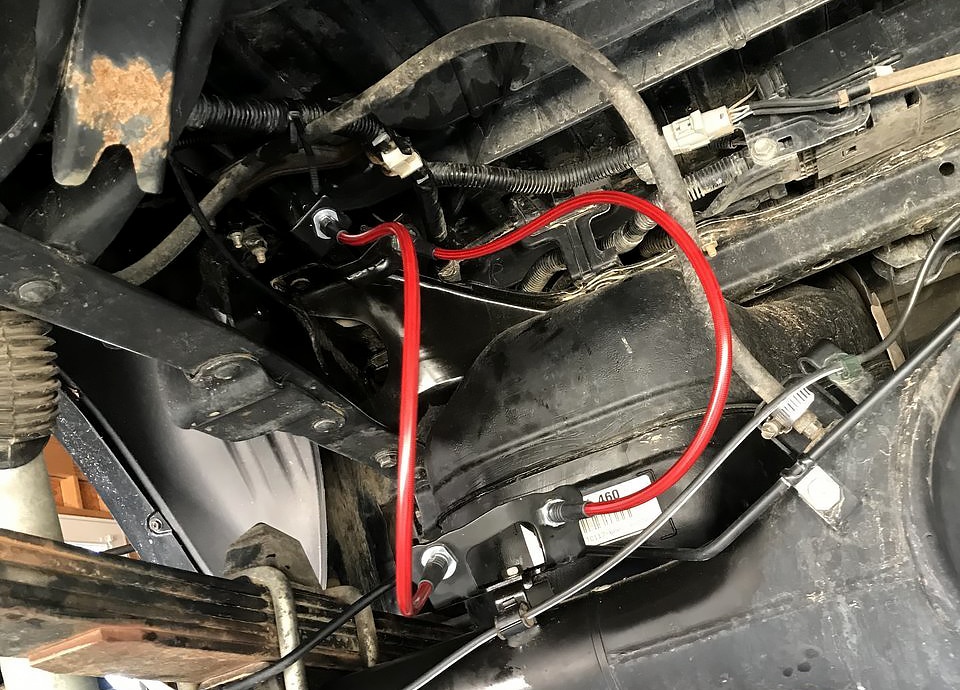 Extended brake lines