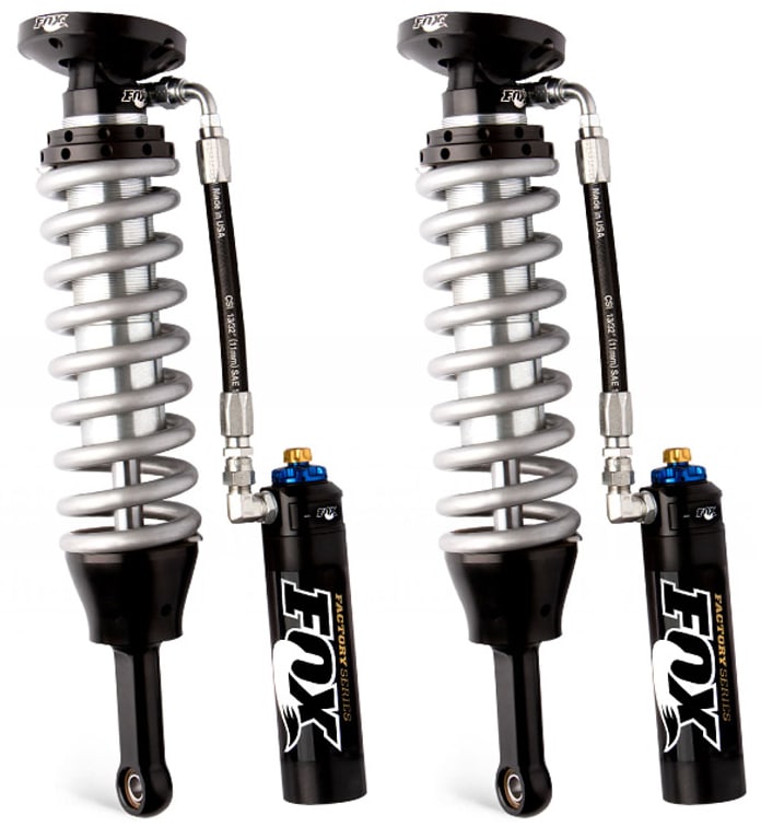 Fox coilovers with remote reservoirs
