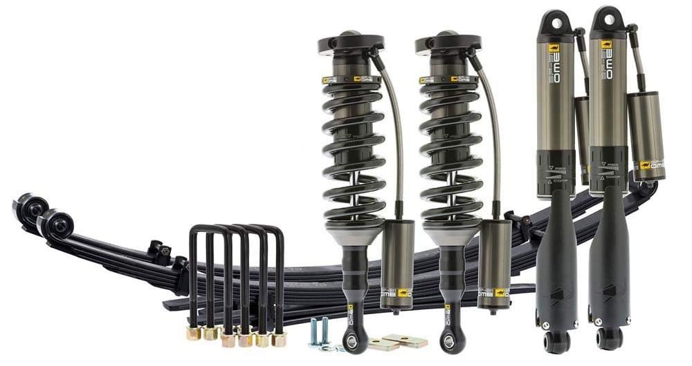 Old Man Emu shocks, coilovers, and leaf pack combo