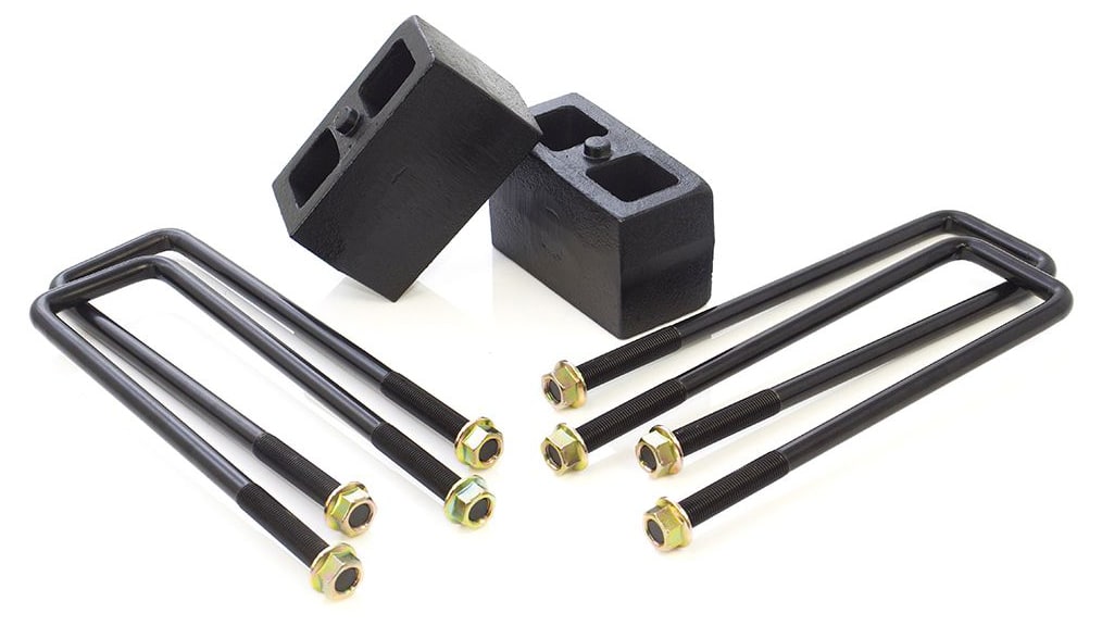 Rear lift blocks for SUVs and trucks