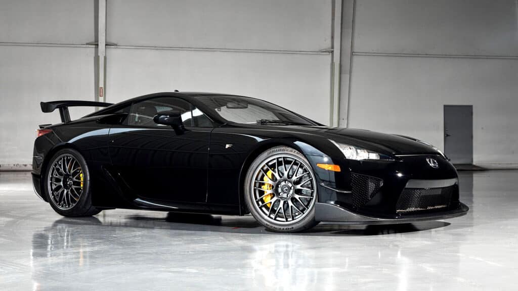 Black Lexus LFA