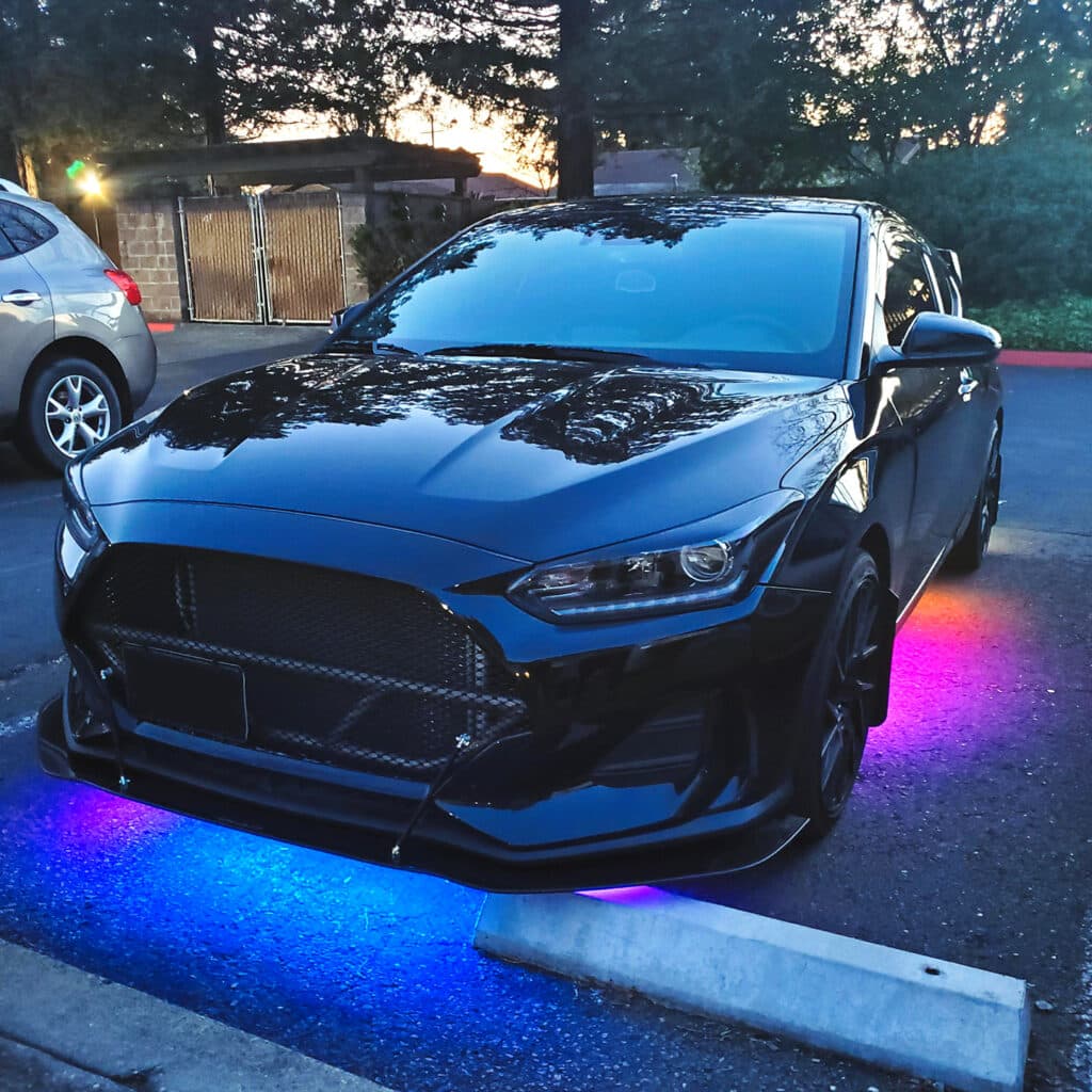 Gradient underglow lights