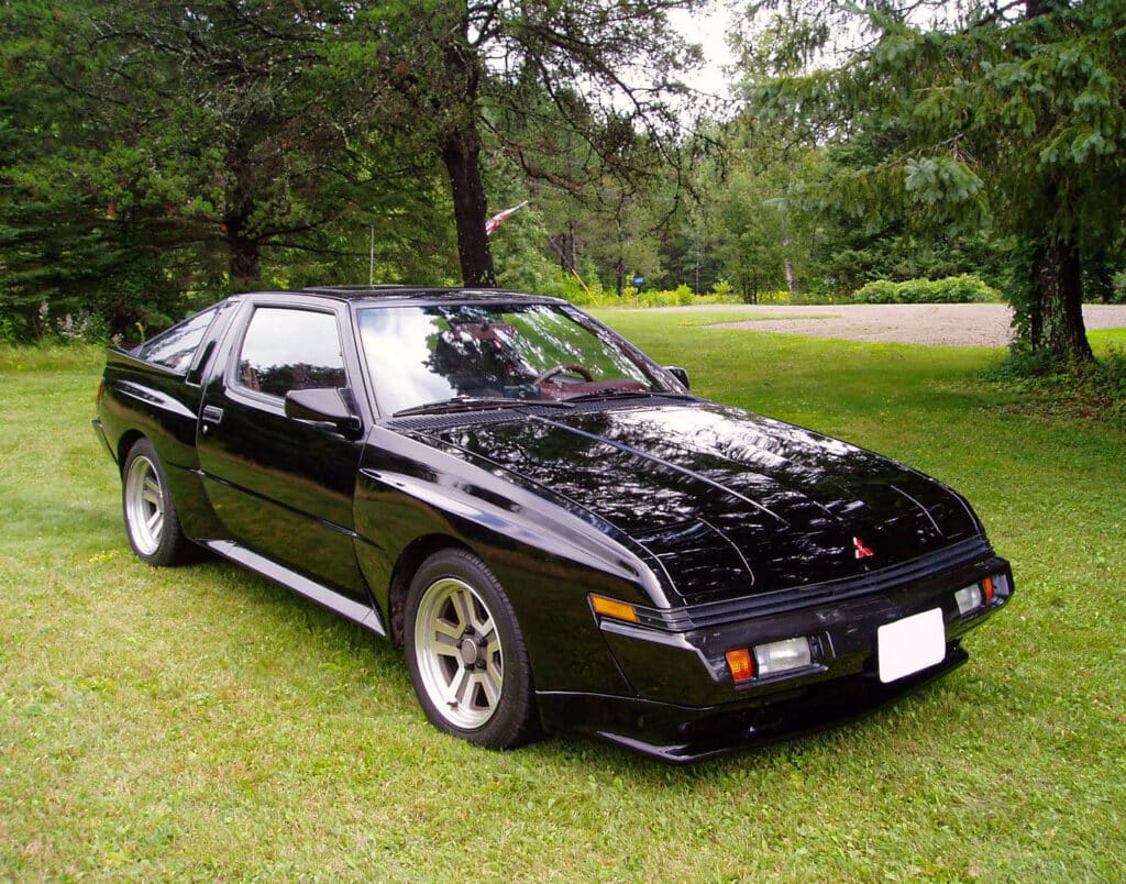 Black Mitsubishi Starion