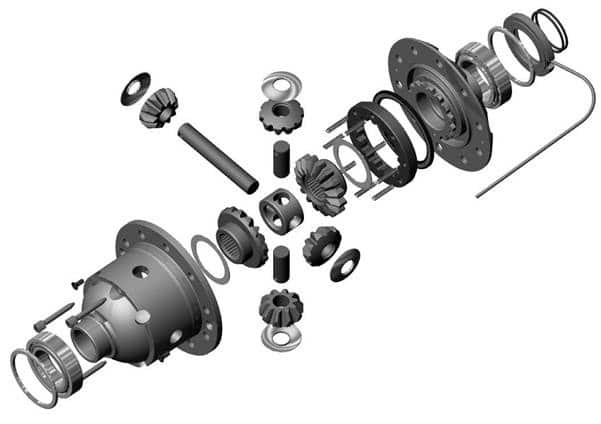 Air locker exploded view