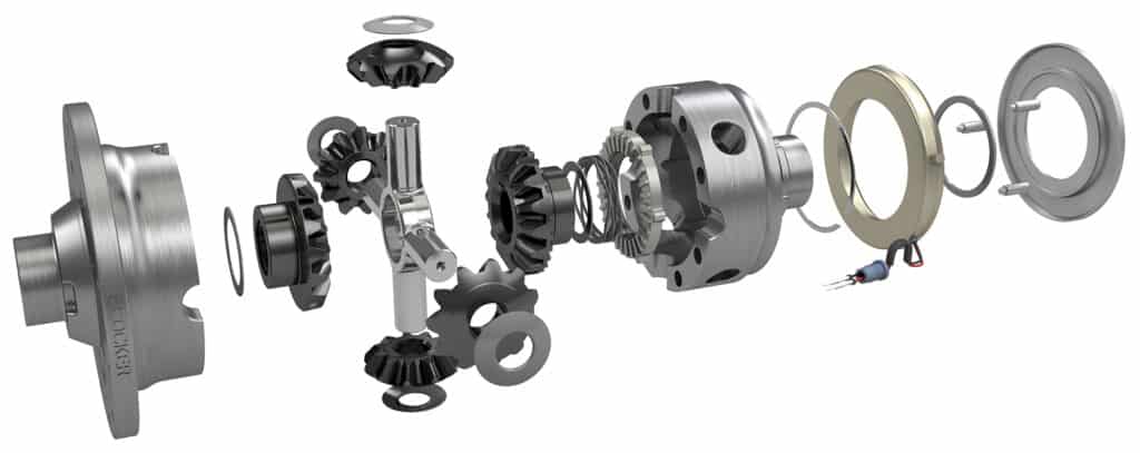 E-locker exploded view