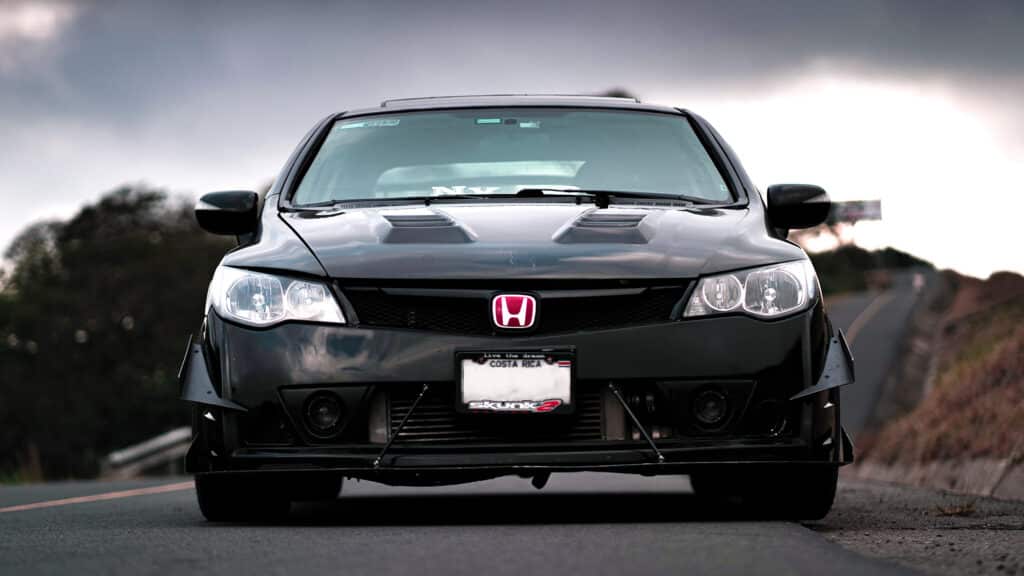 Black Civic modified