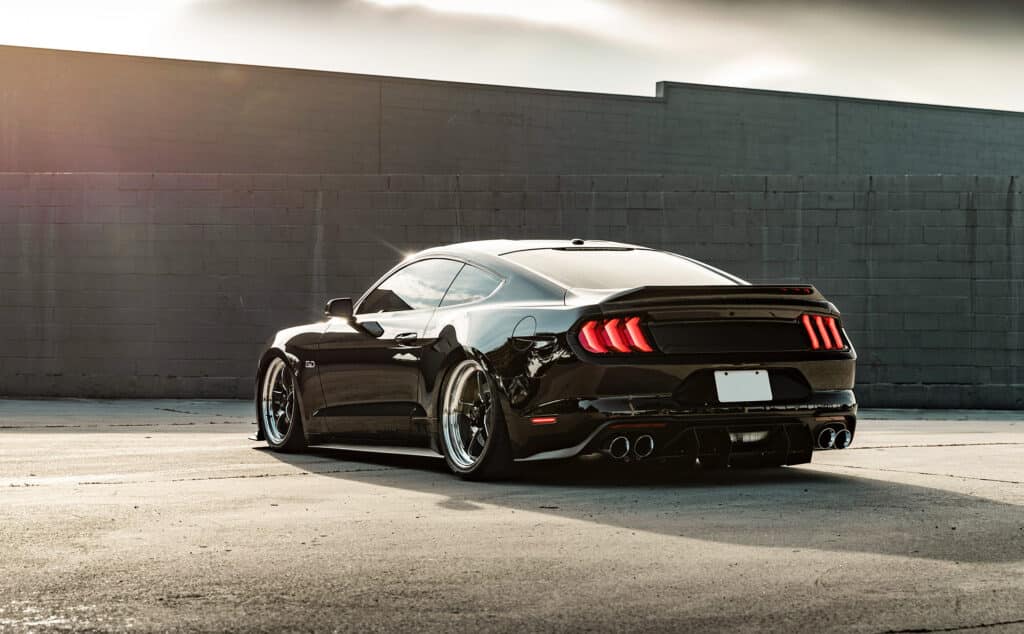 Mustang deep dish wheels