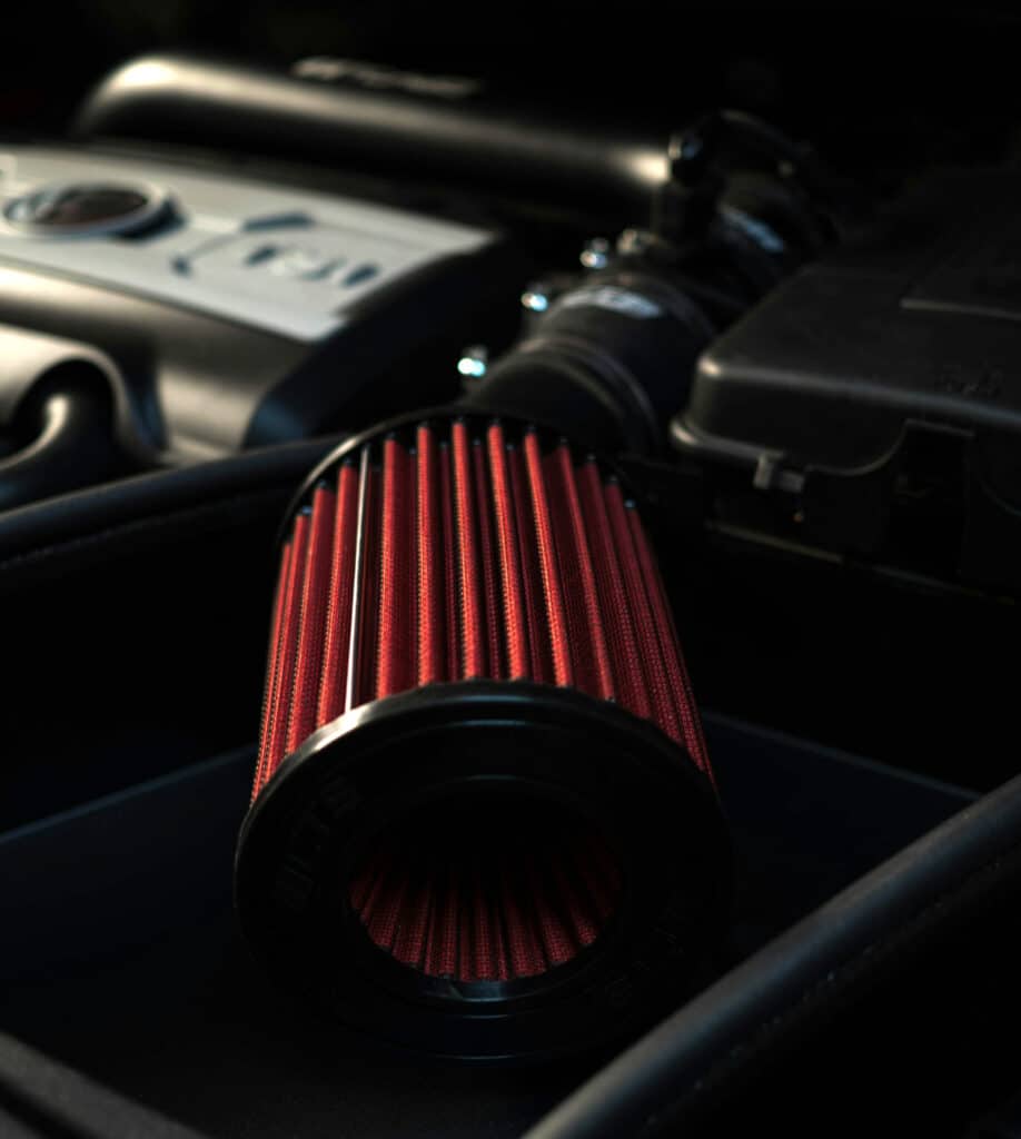 Red cold air intake