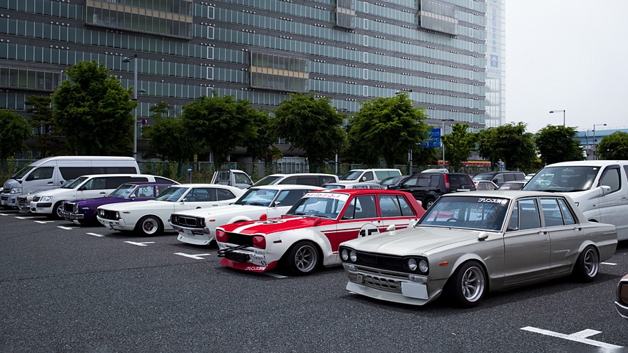Shakotan cars with watanabe rims