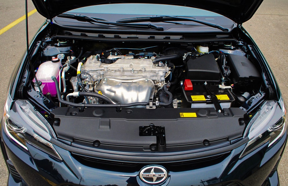 Scion tC engine bay