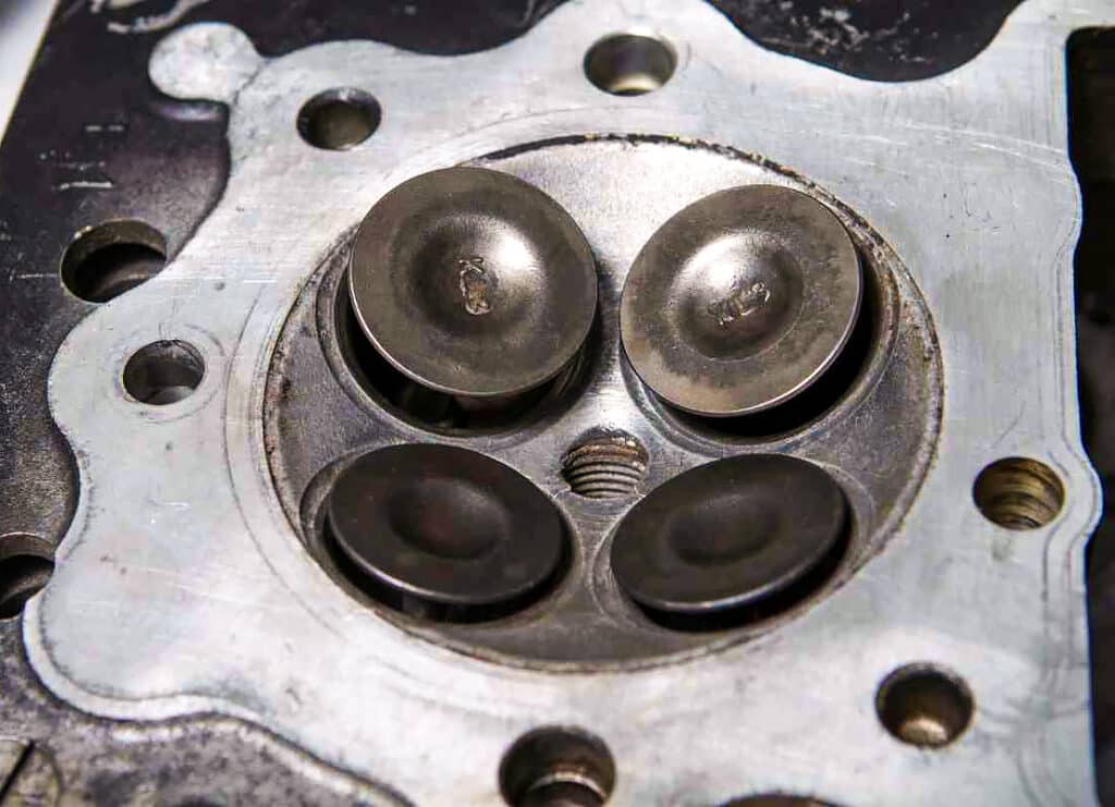 Symptoms of bent valves