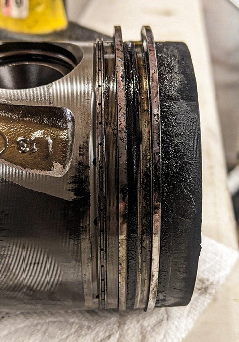 2AZ broken piston rings