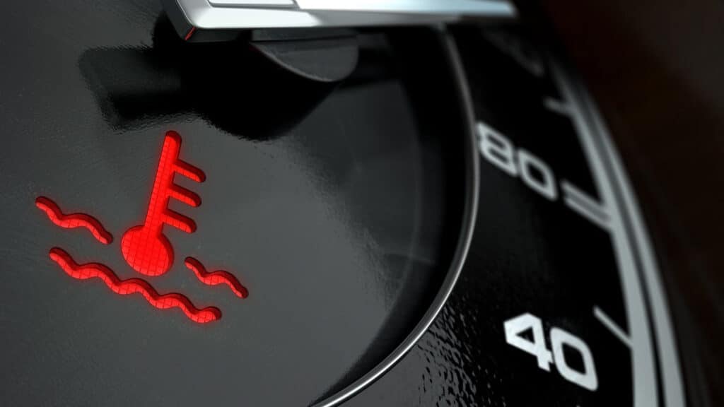 Coolant temperature light