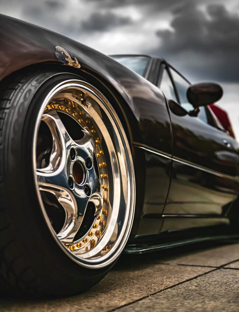 Work Meister S1 installed on a Honda S2000