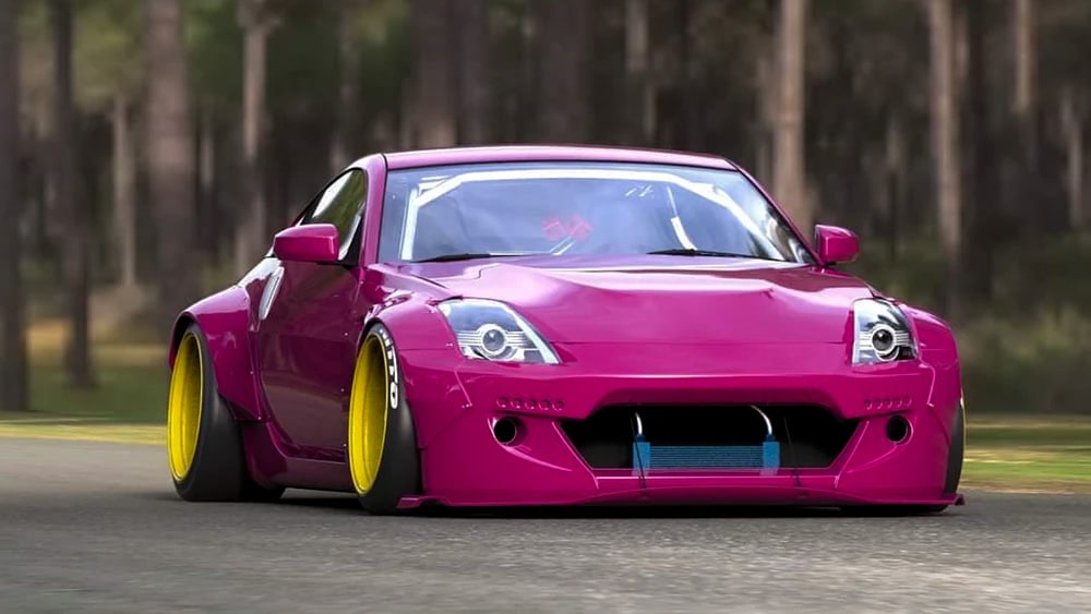 Vibrant pink RB 350z