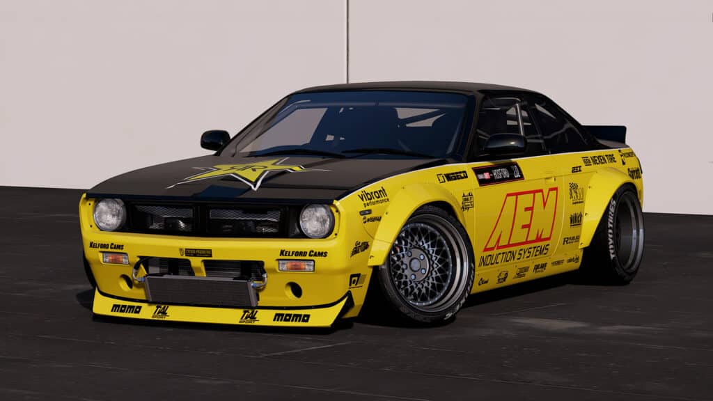 Nissan S14 BOSS black and yellow