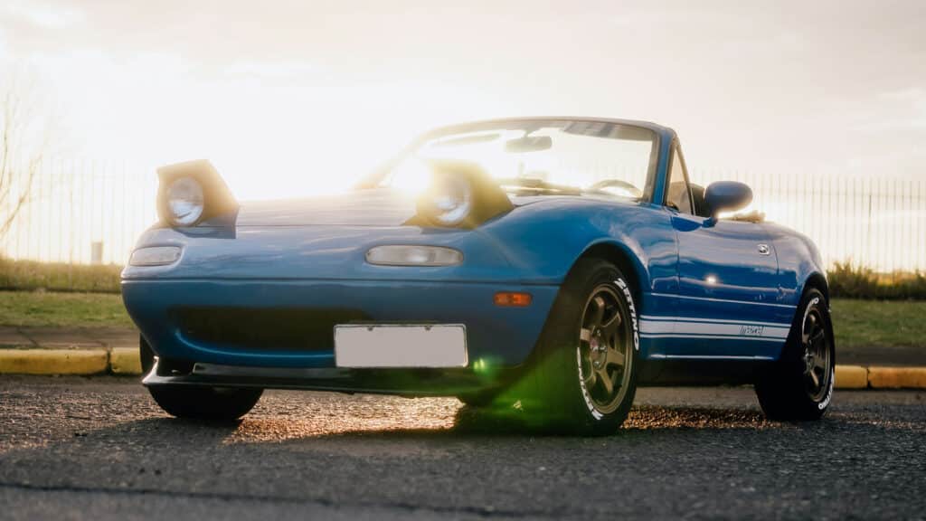 NA Miata sunkissed