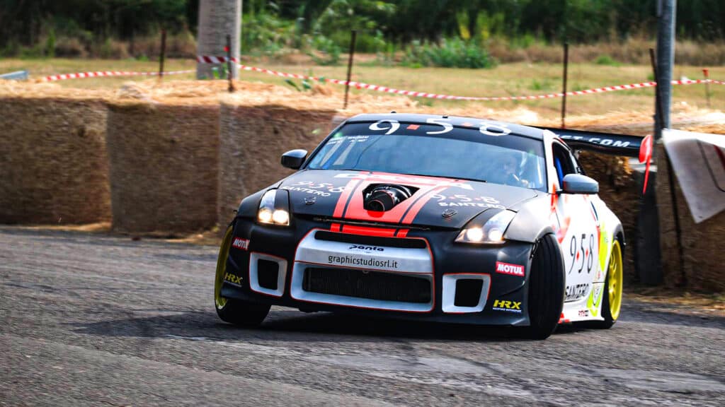 Engine swapped Z drifting