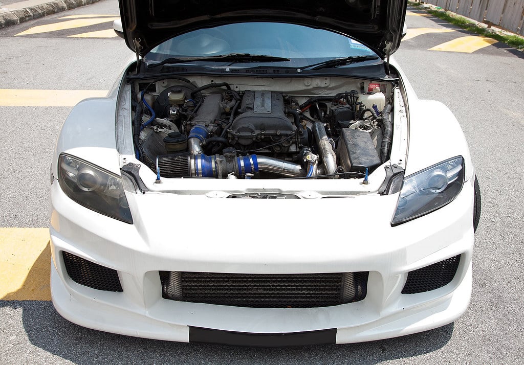 Nissan SR20DET installed in an RX8